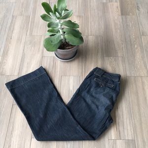 Banana Republic Grey Dark Wash Jeans